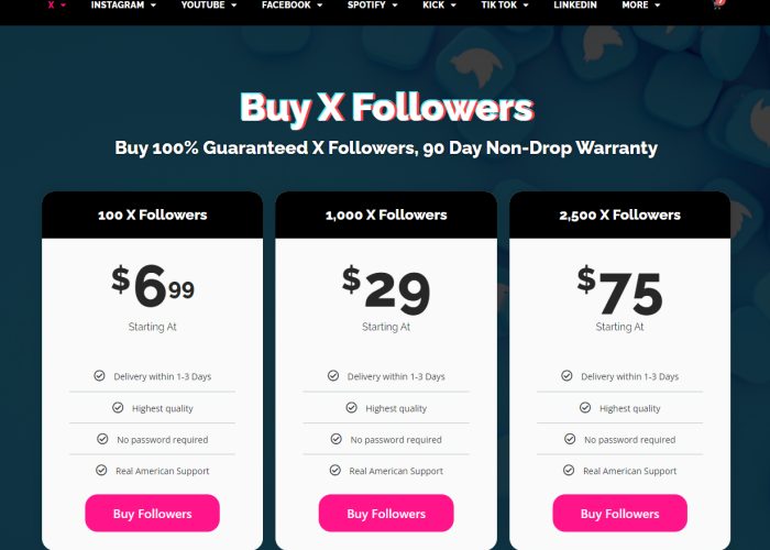 Buy Twitter Followers with Crypto