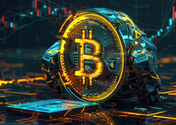 Cyberpunk bitcoin illustration elite communities