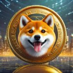 Face of the Shiba Inu dog