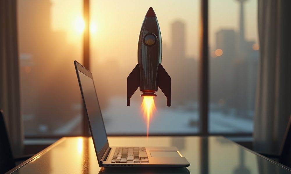 rocketship google chrome on macbook