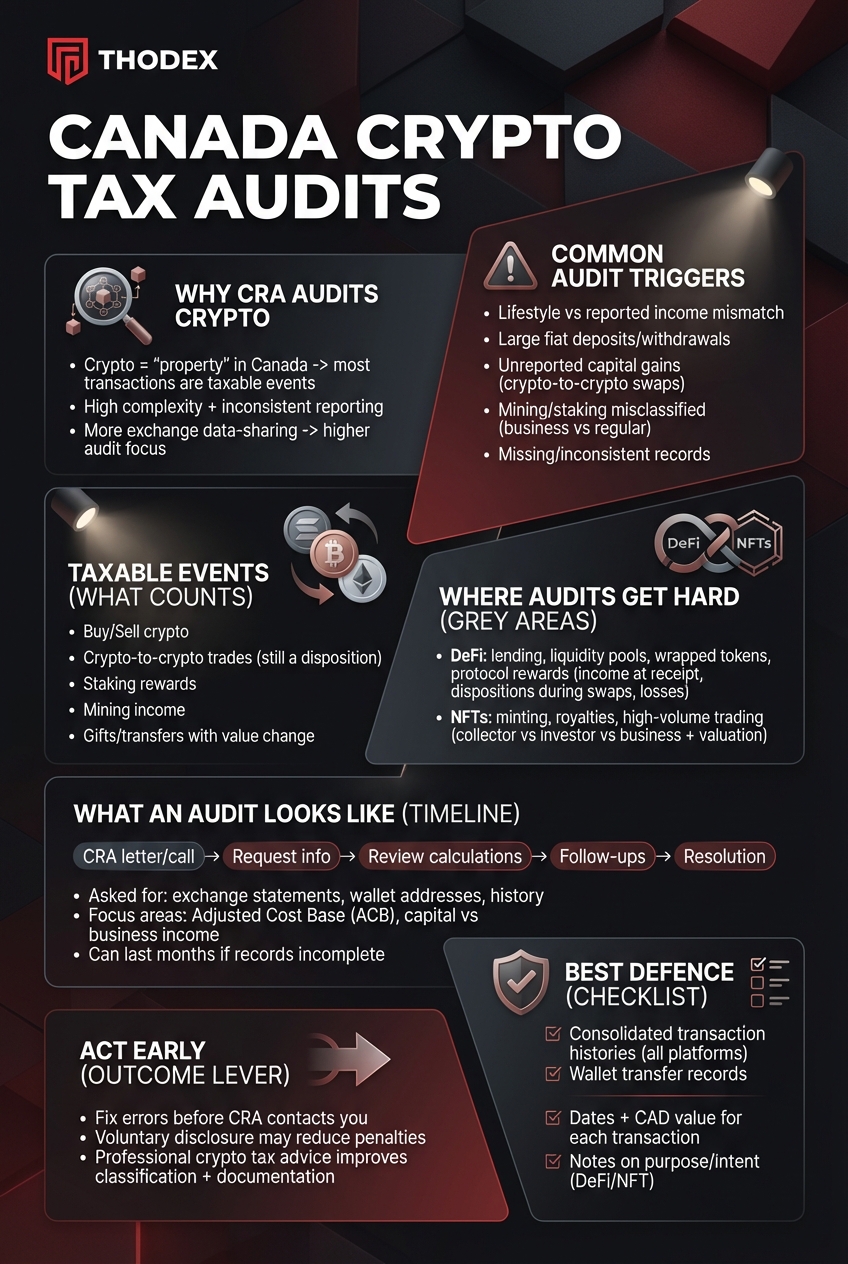 Infographic - Crypto Tax Audits in Canada