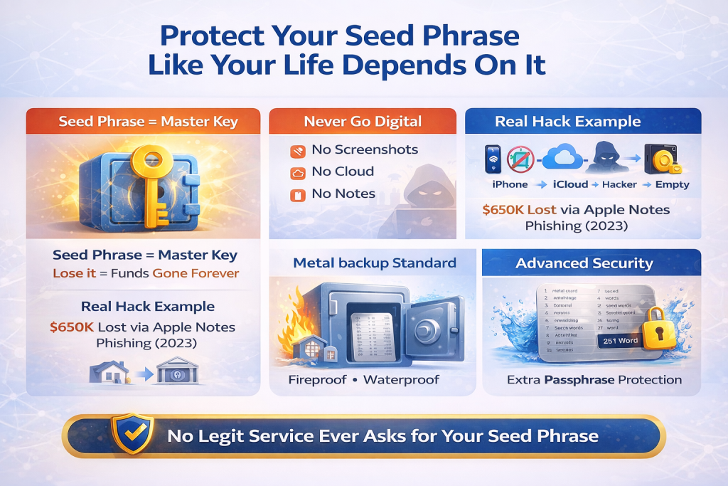 protect your seedphrase